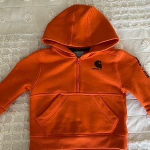 Carhartt Orange Hoodie Sz 9M